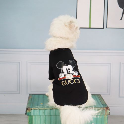 グッチ ミッキー 犬ウェア ｔシャツ